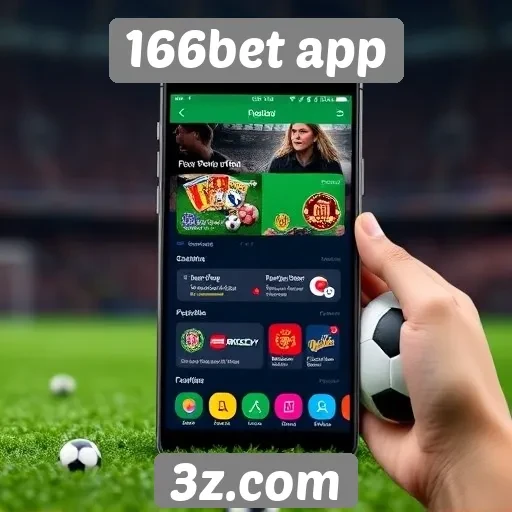 Apostas disponíveis no 166bet app